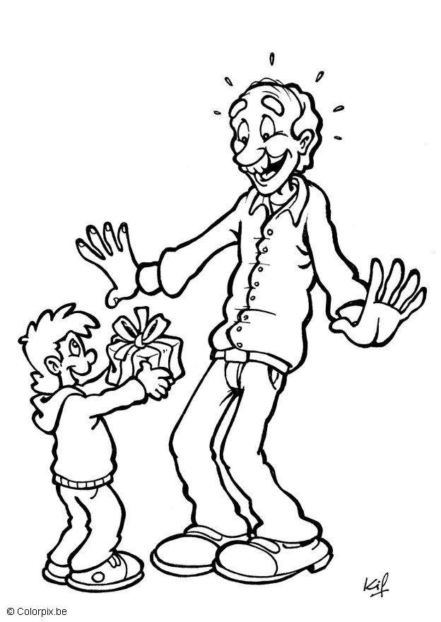 cadeau Coloriage cadeau