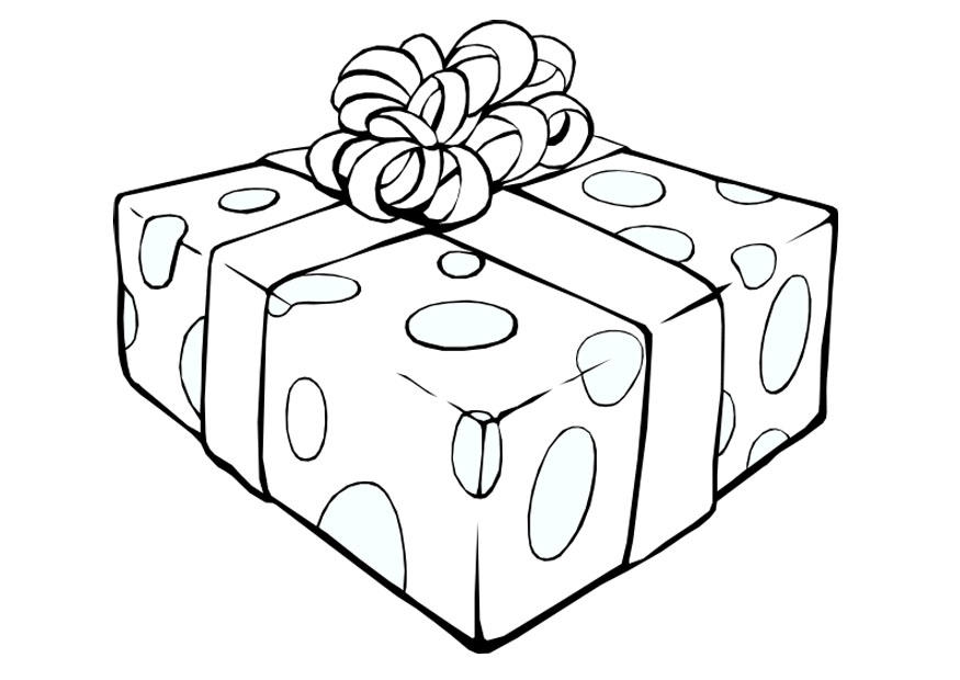 cadeau de noA«l Coloriage cadeau de noA«l