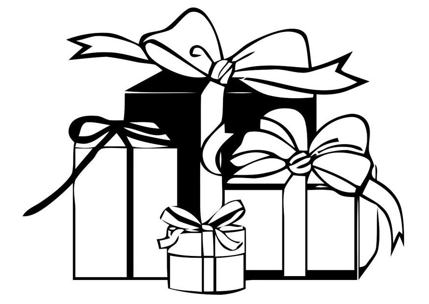 cadeaux de noA«l Coloriage cadeaux de noA«l