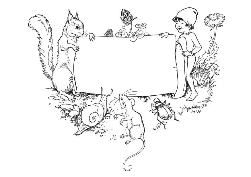 cadre - forAªt Coloriage cadre - forAªt