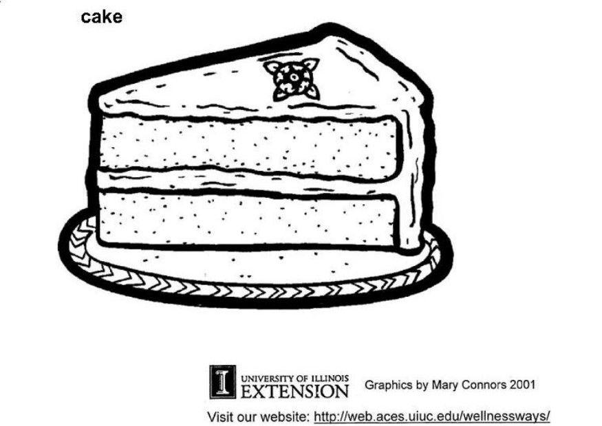 cake Coloriage cake