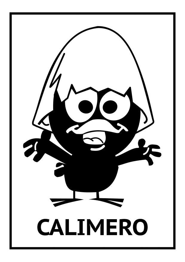 calimero Coloriage calimero