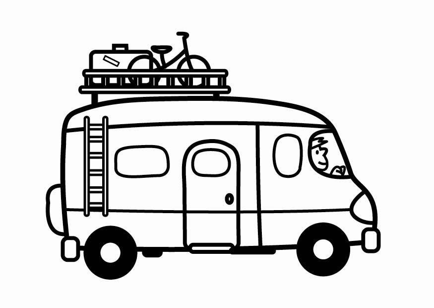 camionnette Coloriage camionnette