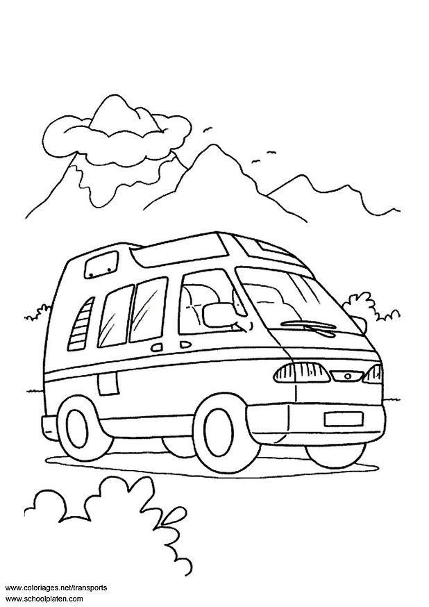 camionnette Coloriage camionnette