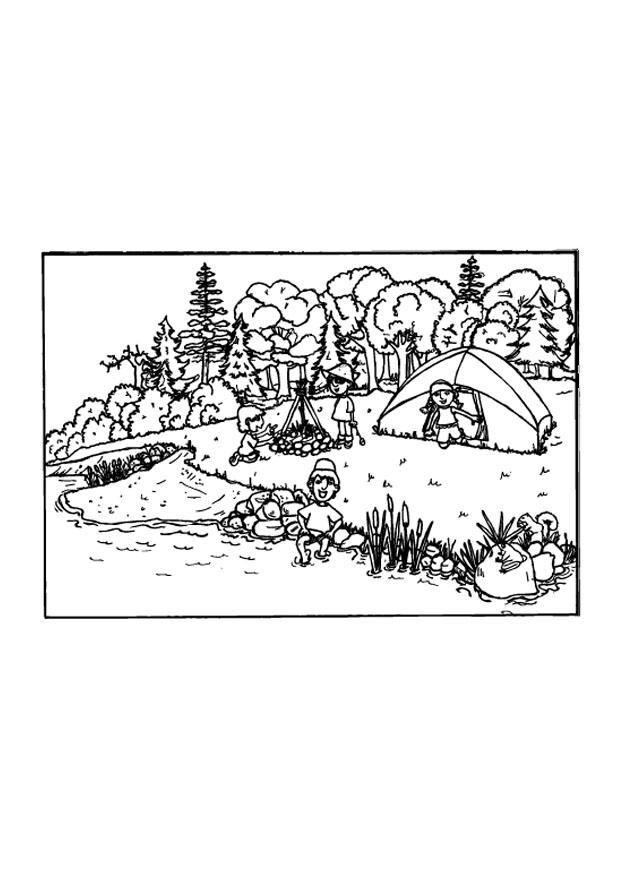 camper Coloriage camper