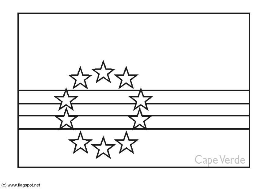cap vert Coloriage cap vert