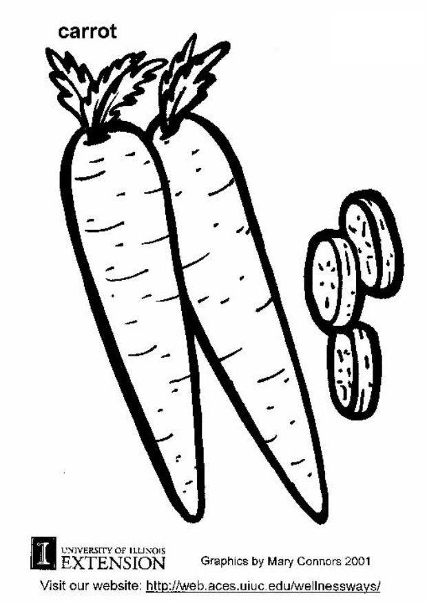 carotte Coloriage carotte