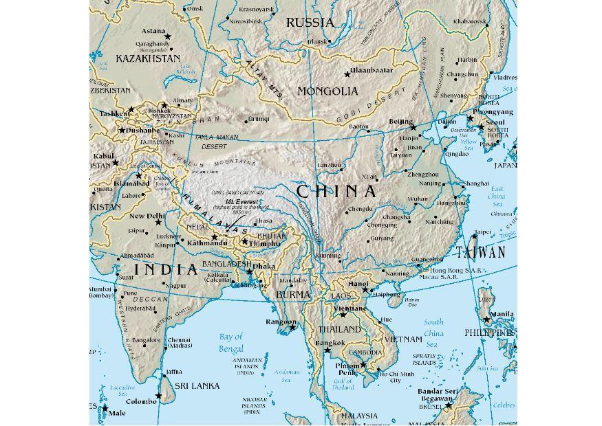 carte de chine Image carte de chine