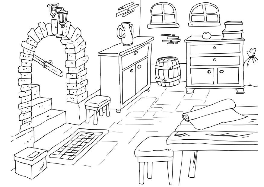 cave Coloriage cave