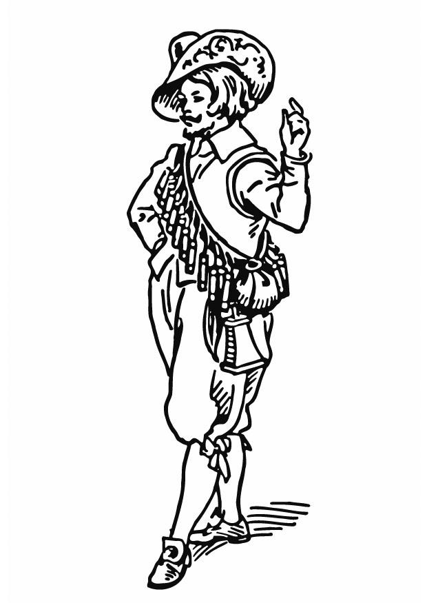 ceinture A munitions Coloriage ceinture A munitions