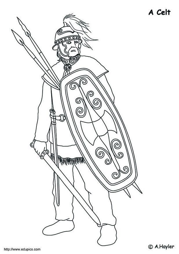celte Coloriage celte