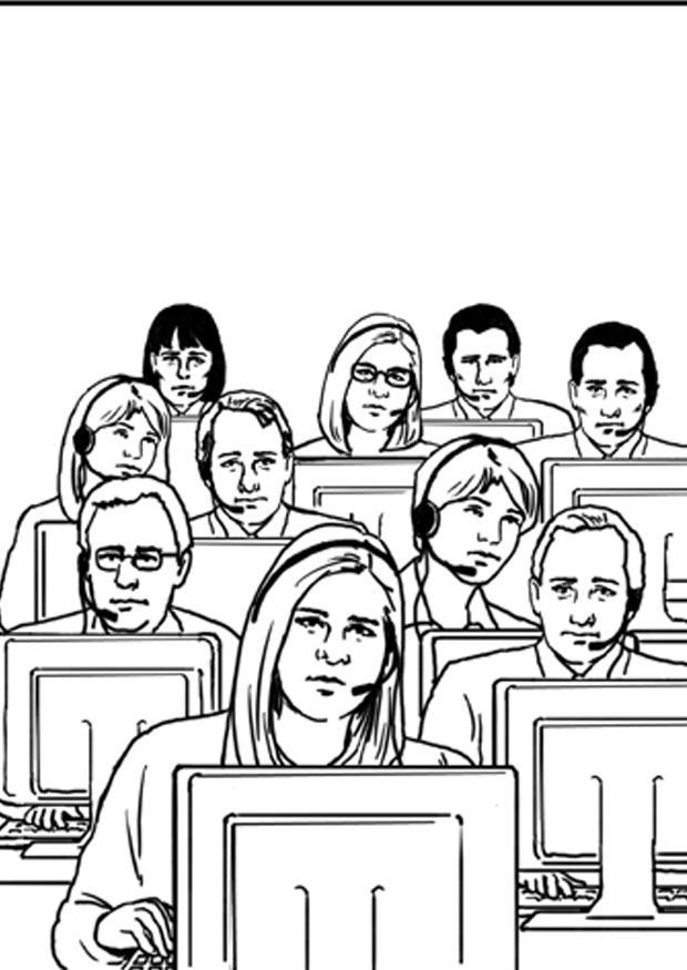centre dappel Coloriage centre dappel