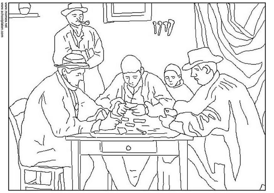 Coloriage cA©zanne