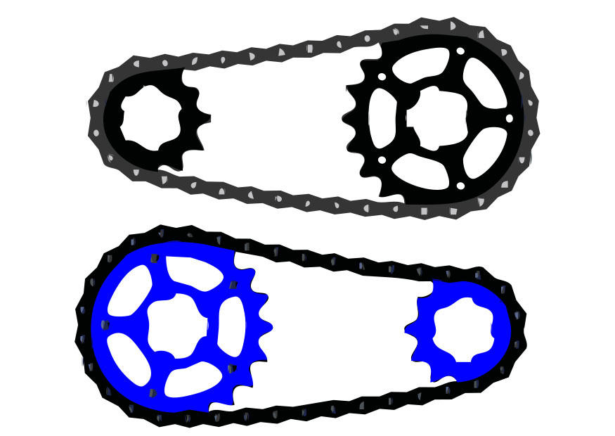chaA®ne de bicyclette Image chaA®ne de bicyclette
