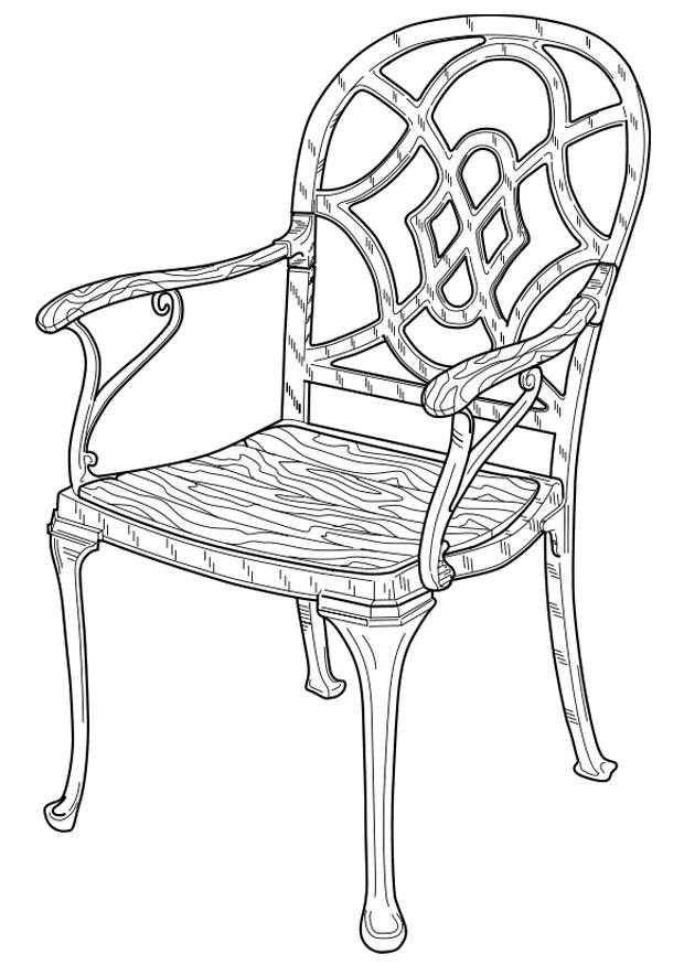 chaise Coloriage chaise