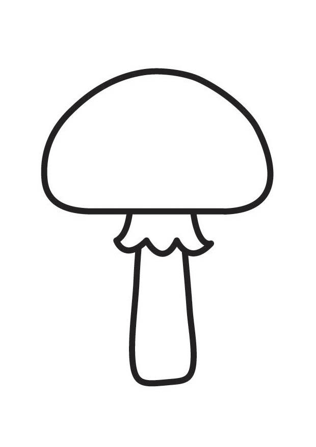 champignon Coloriage champignon