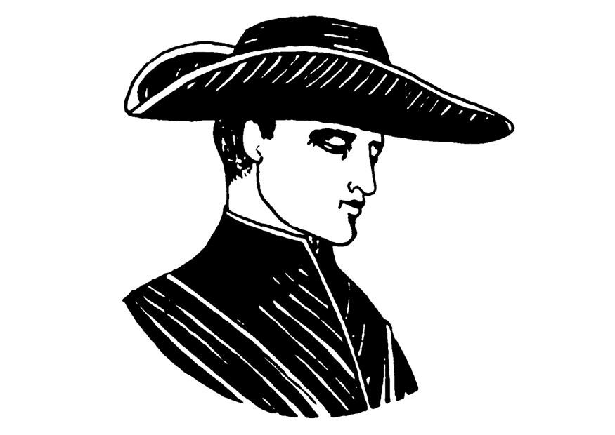 chapeau Coloriage chapeau