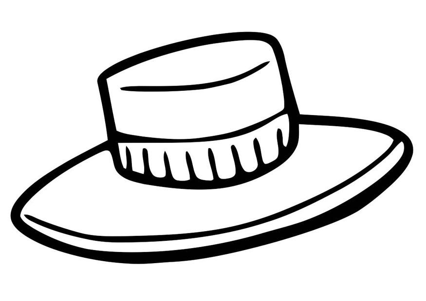 chapeau Coloriage chapeau