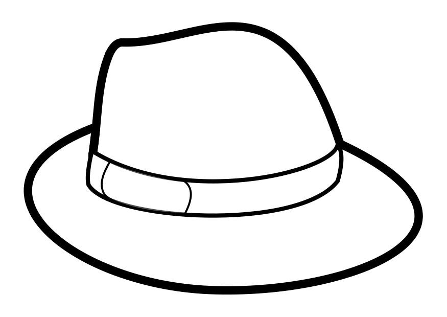 chapeau Coloriage chapeau