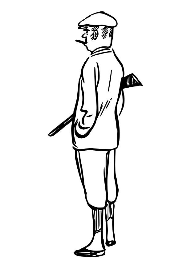 chasseur Coloriage chasseur