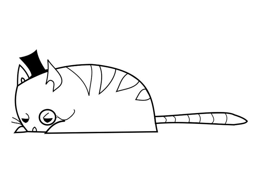 chat Coloriage chat