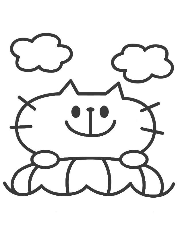 chat Coloriage chat