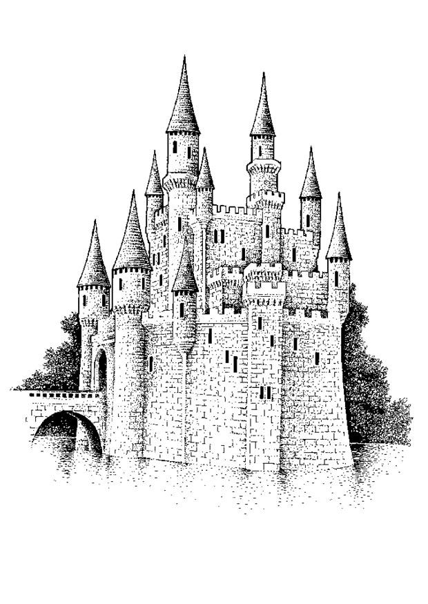chateau Coloriage chateau