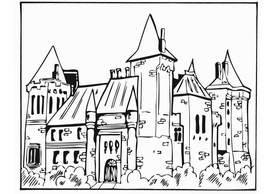 chA¢teau Coloriage chA¢teau