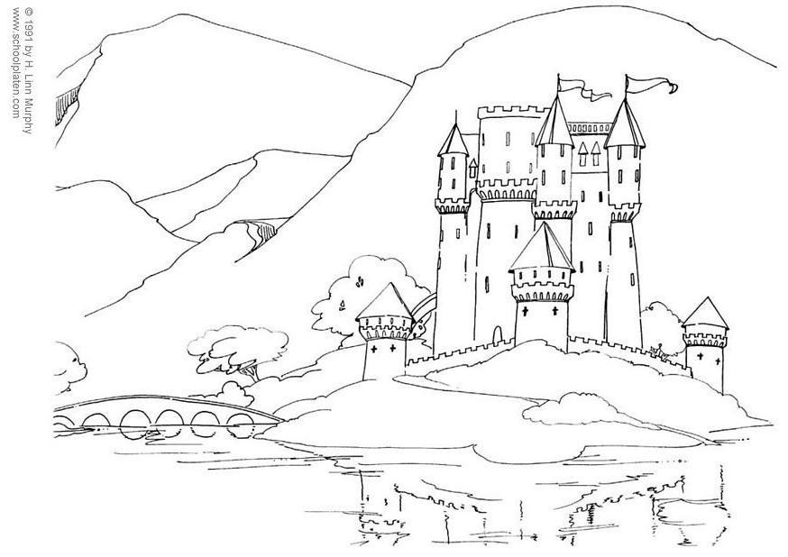 chA¢teau Coloriage chA¢teau