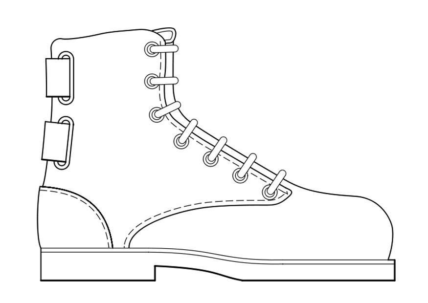 chaussure Coloriage chaussure