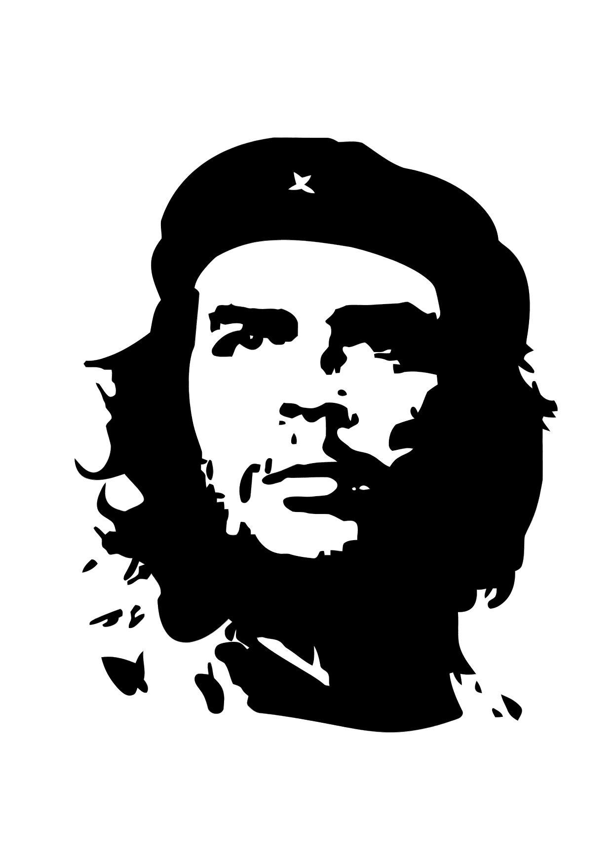 Coloriage chA© guevara