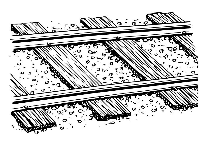 chemin de fer Coloriage chemin de fer