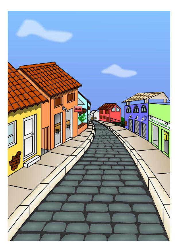 chemin du village Image chemin du village