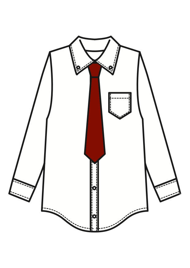chemise avec cravate Image chemise avec cravate