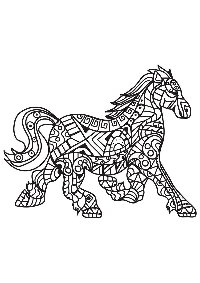 cheval Coloriage cheval