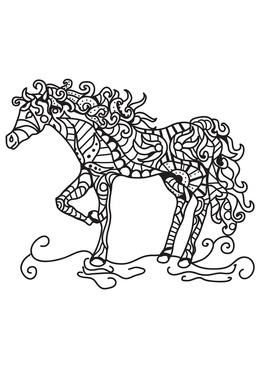 cheval Coloriage cheval