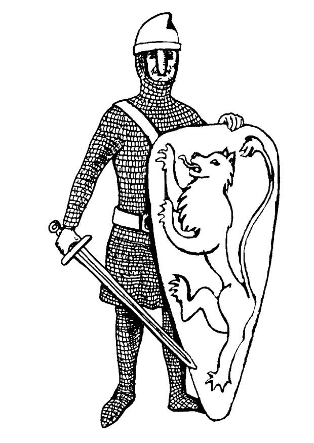 chevalier Coloriage chevalier