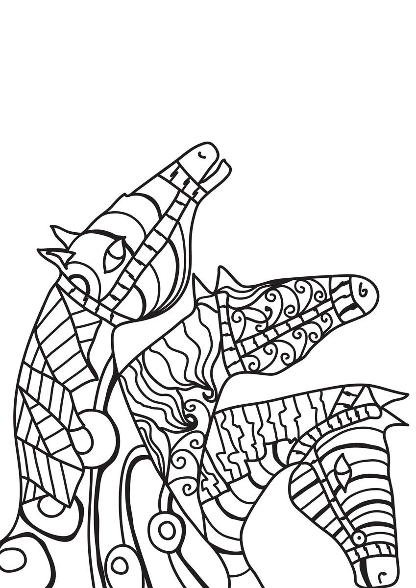 chevaux Coloriage chevaux
