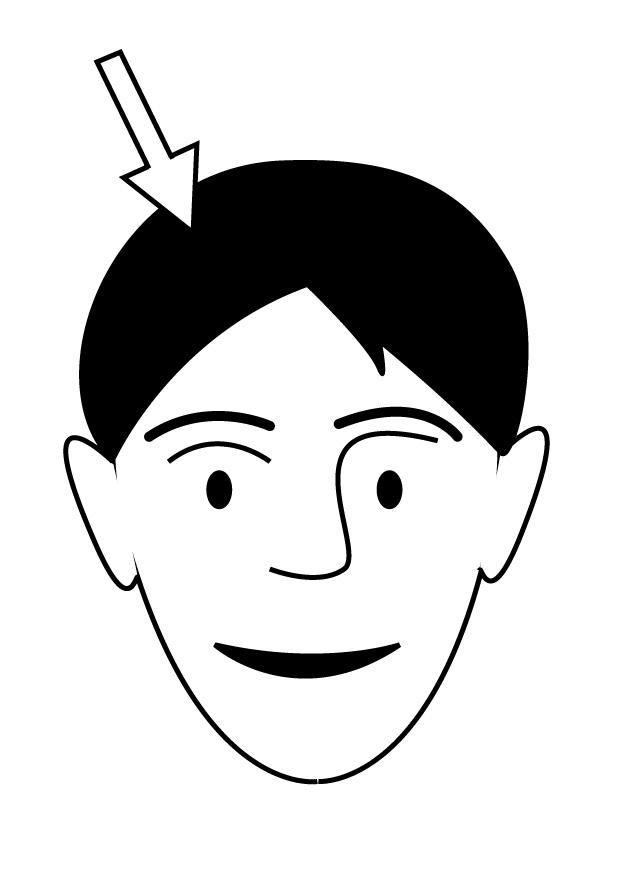 cheveux Coloriage cheveux