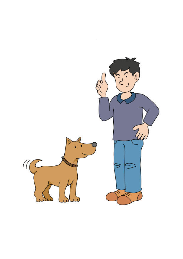 Image chien avec propriA©taire