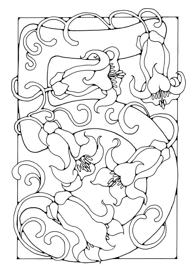 chiffre - 5 Coloriage chiffre - 5