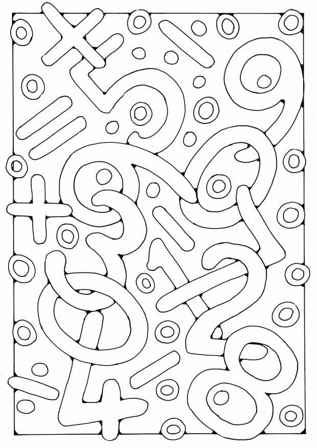 Coloriage chiffres