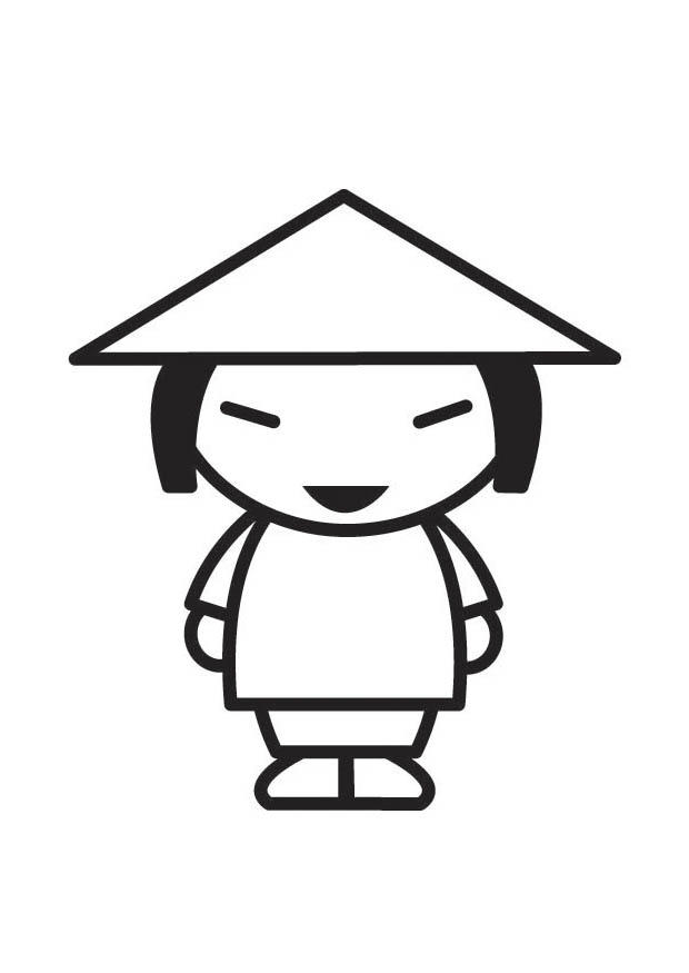 chinois Coloriage chinois