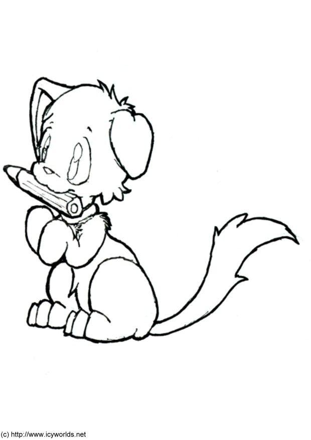 chiot Coloriage chiot