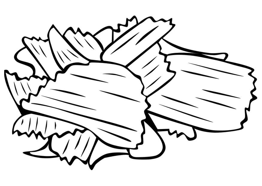 chips Coloriage chips