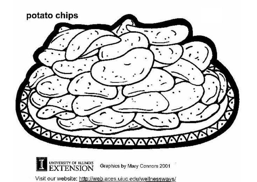 chips Coloriage chips