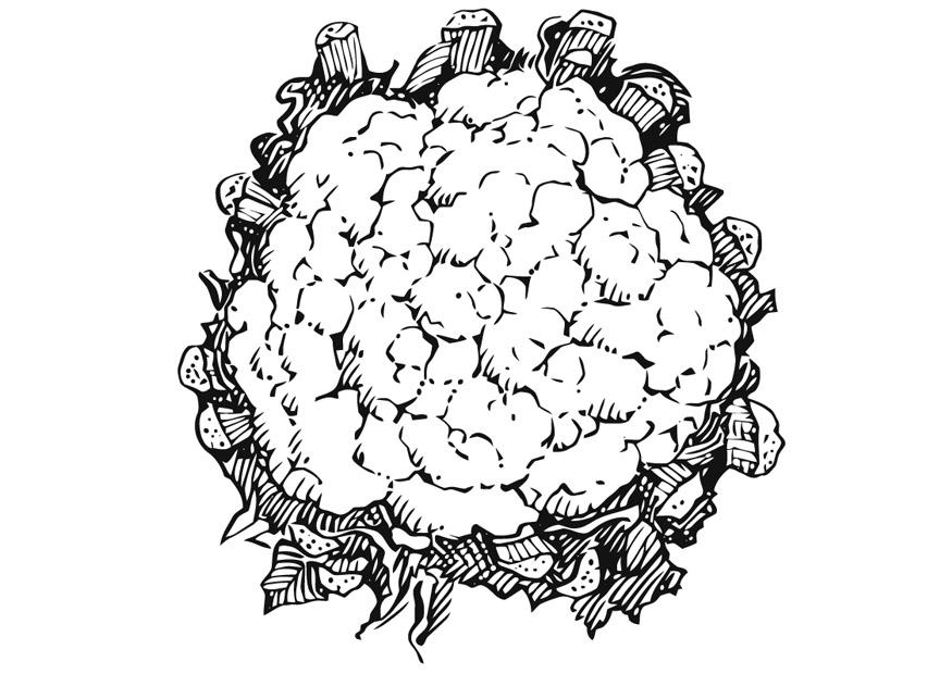 chou-fleur Coloriage chou-fleur