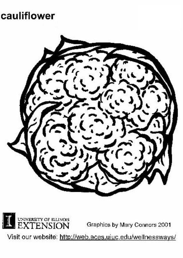 chou-fleur Coloriage chou-fleur