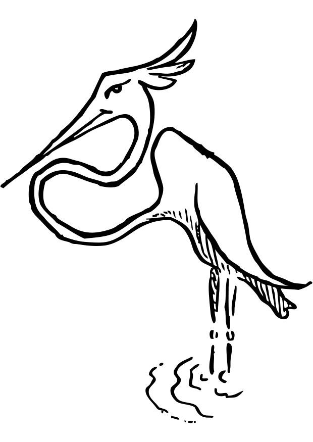 cigogne Coloriage cigogne