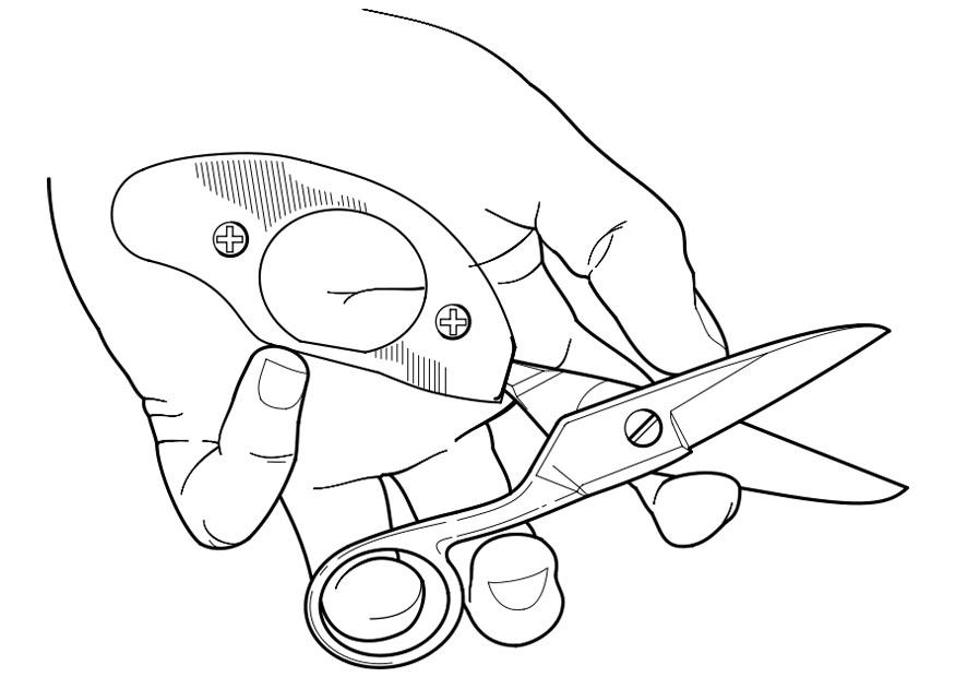 ciseaux Coloriage ciseaux